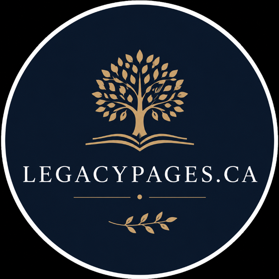 family legacy book - LegacyPages.ca